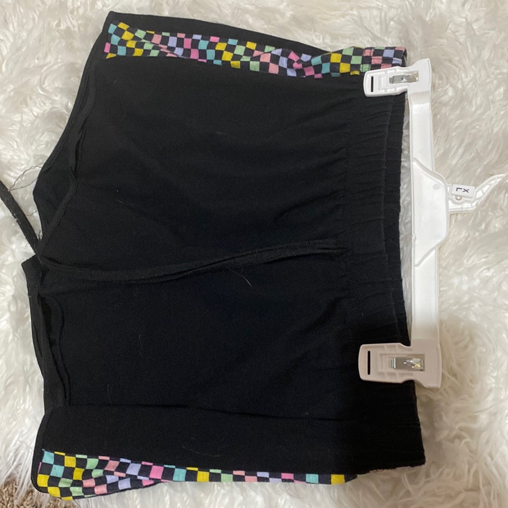 Checkered colorful shorts